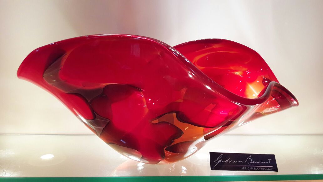 African Blown Glass. Guido van Besouw. Artist