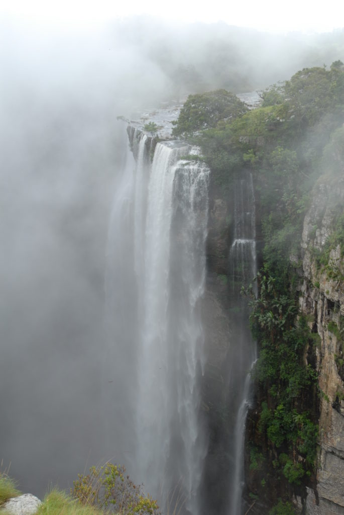 Visit the Wild Coast waterfalls. Louis at Magwa Falls.